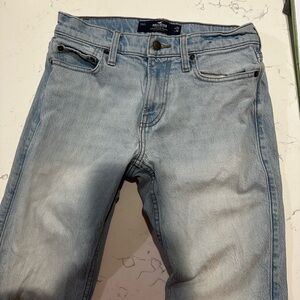 Hollister Blue Slim Jeans with Classic Stitching